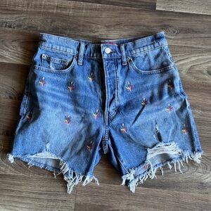 Lucky Brand 90s High Rise Midi Shorts